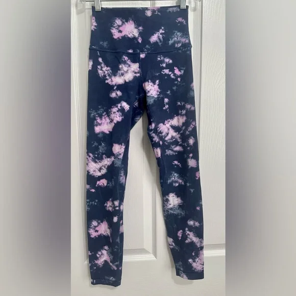 Lululemon Align High Rise 25” Leggings - blue/pink tie dye - Size 4 - Picture 5 of 8